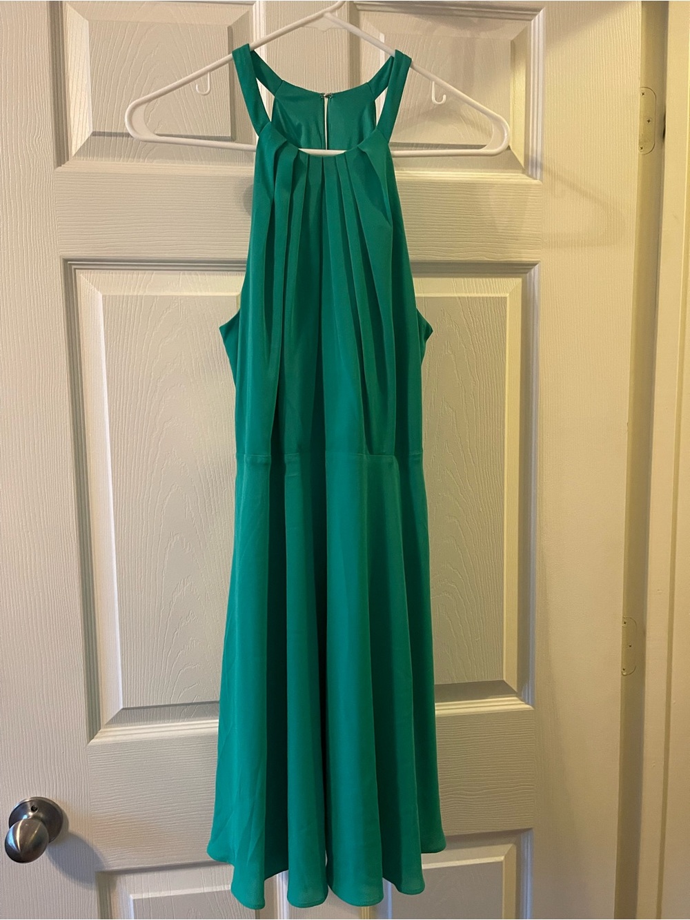 Express Teal Halter Midi Dress